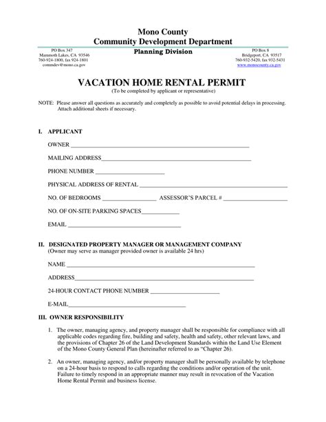 Rental Permits .